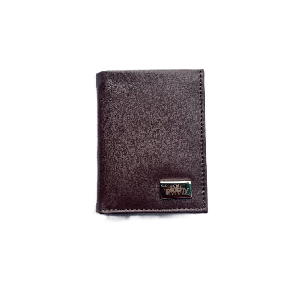 Tobacco Bifold Wallet plant-based leather Plushy Skinn