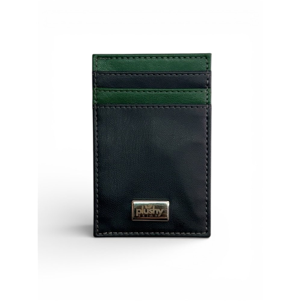 Slate Slim Cardholder plant-based leather Plushy Skinn