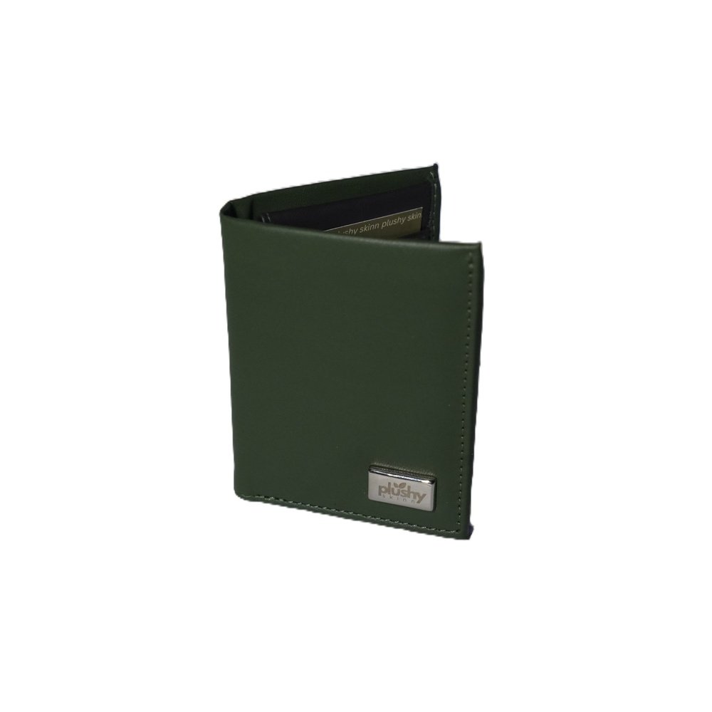Slate Bifold Wallet plant-based leather Plushy Skinn