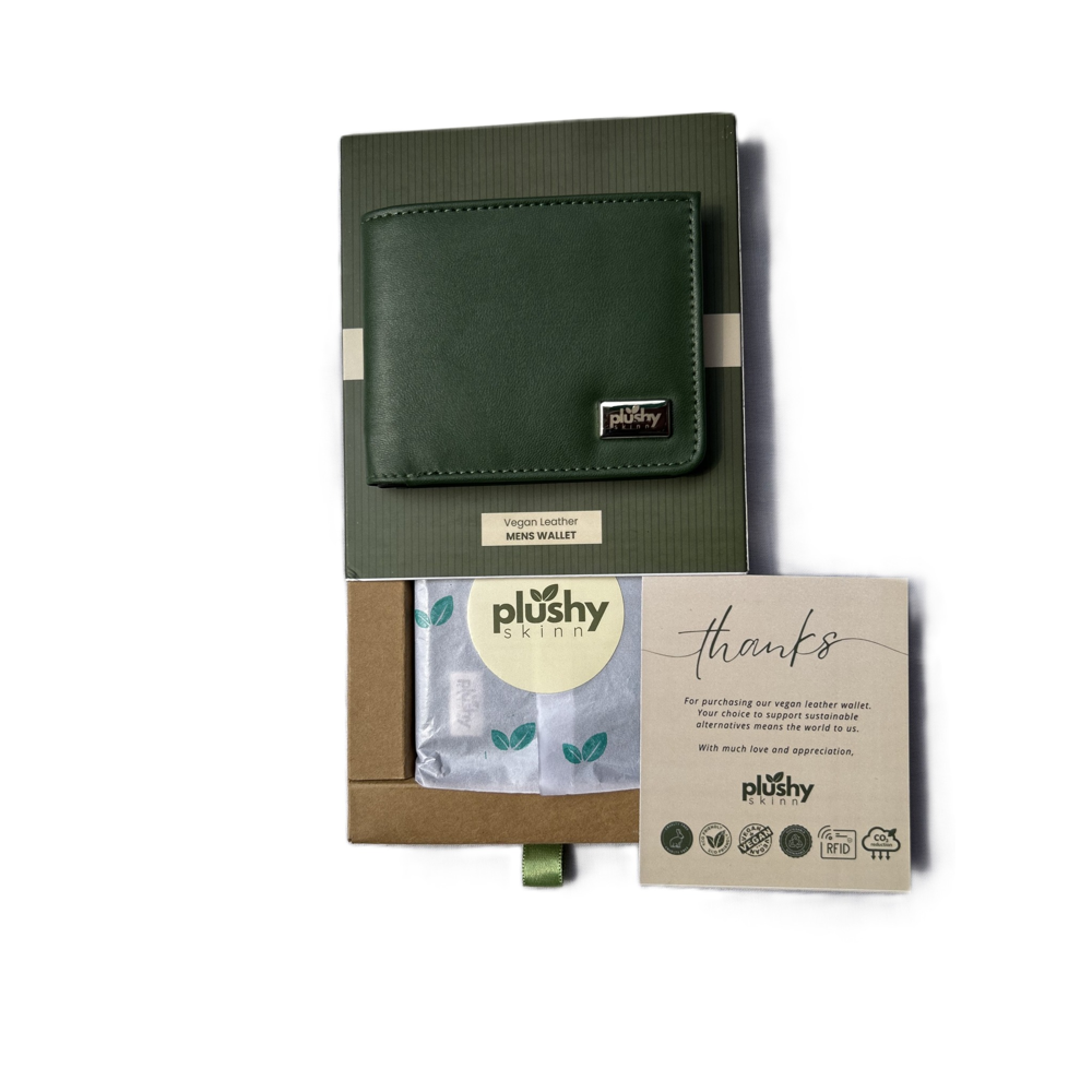 Slate Slimline Vault plant-based leather Plushy Skinn