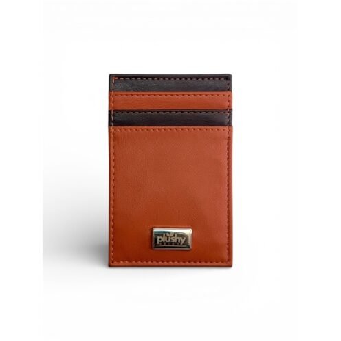 Tobacco Slim Cardholder plant-based leather Plushy Skinn
